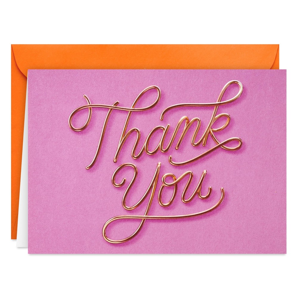 Hallmark Pink Thank You Notes (40 Blank Cards with Envelopes) for Bridal Show...