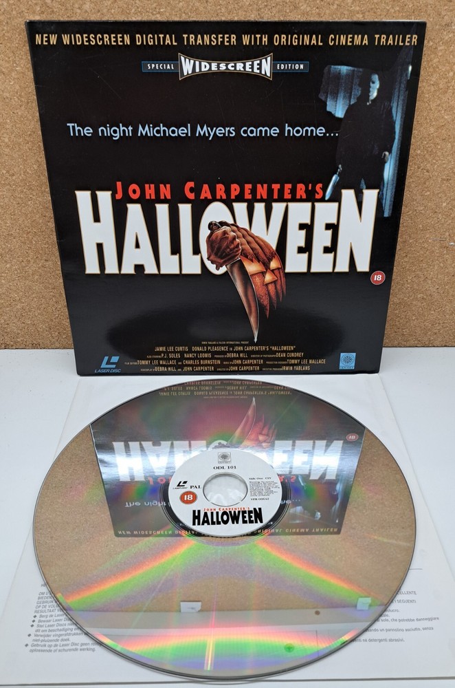 HALLOWEEN 1996 ODYSSEY JOHN CARPENTER'S SPECIAL WIDESCREEN ED MINT LASERDISC PAL