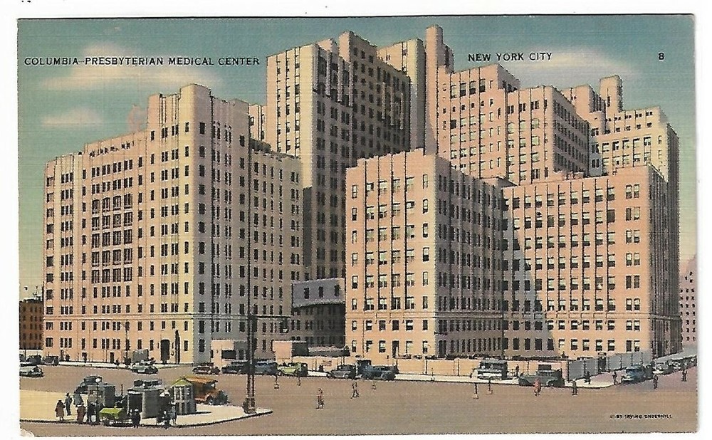 VTG Postcard - Columbia Presbyterian Medical Center, New York City, NY