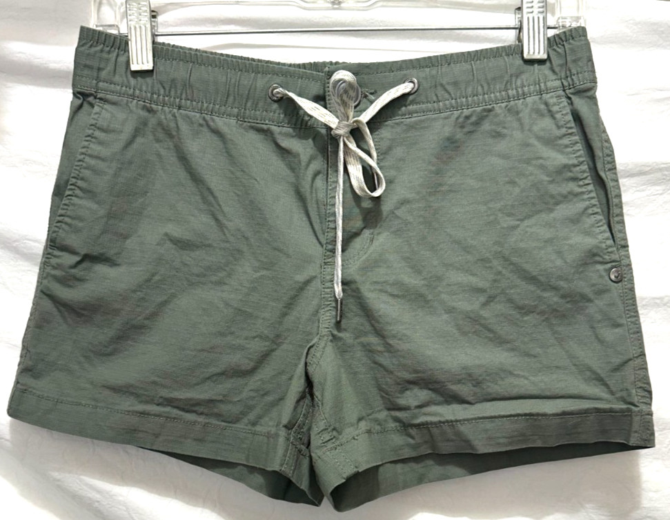 VUORI Size XS The Rise The Shine Green Ripstop Shorts VW364 Hiking Outdoor EUC