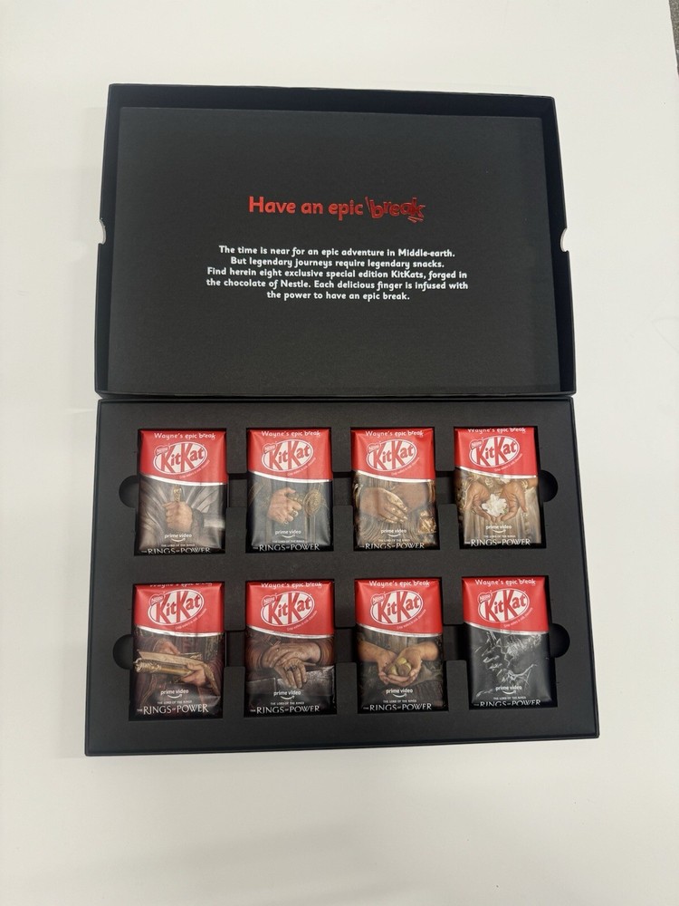 Rings Of Power kit kats From premiere Night Limited Edition Wayne’s Ticket