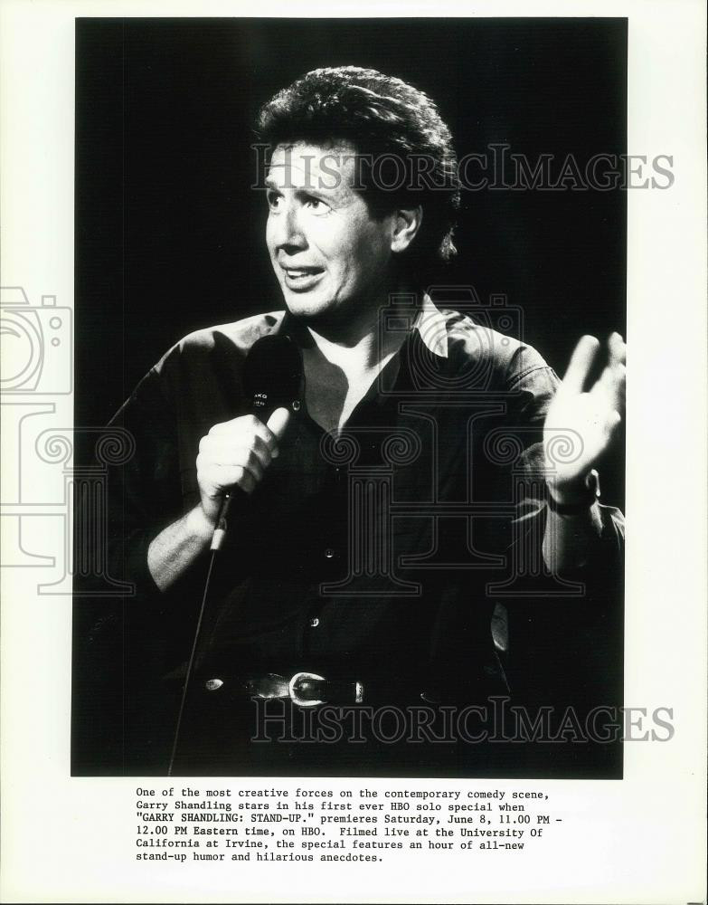 Press Photo Comedian Garry Shandling in HBO Special 