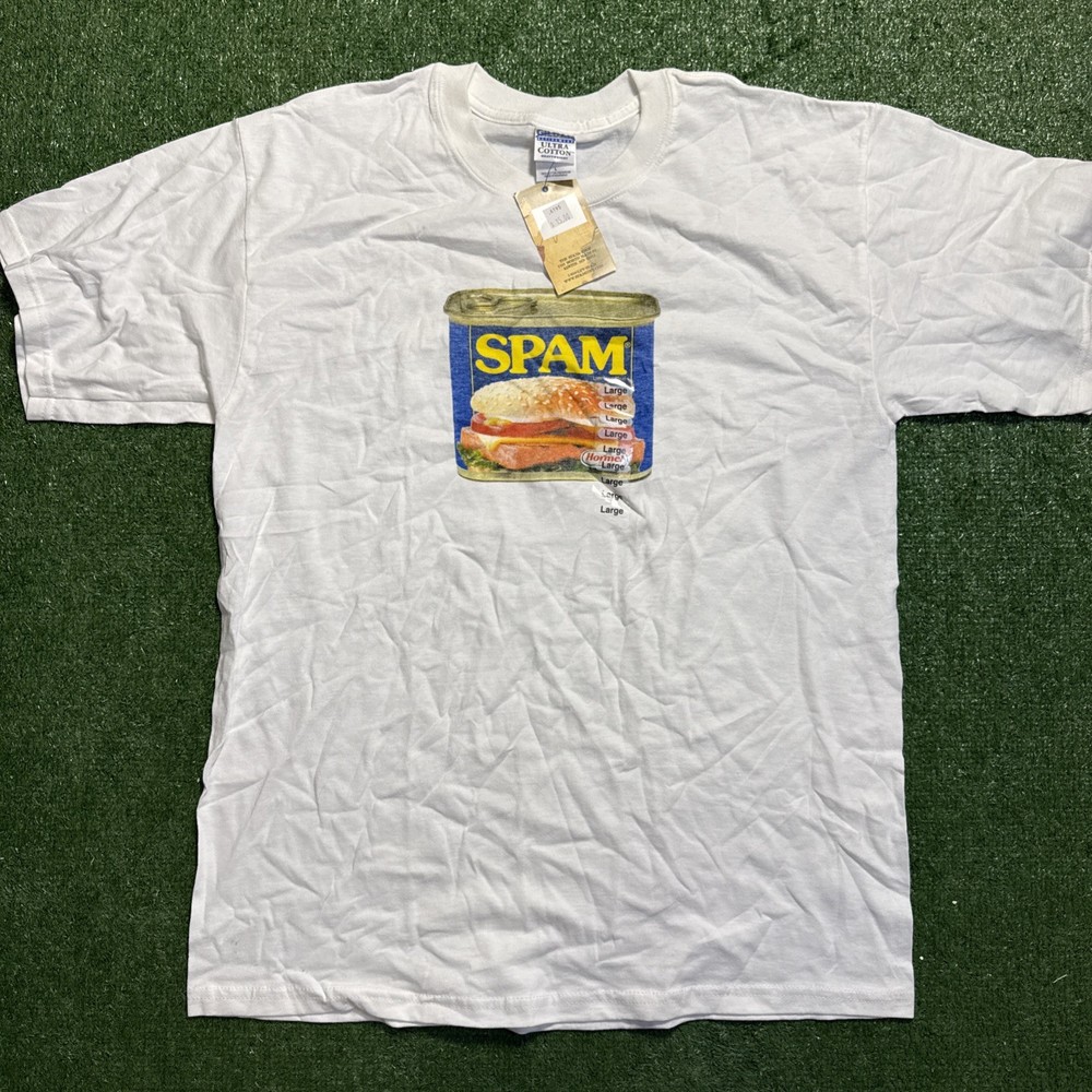 NWT Vintage 1996 SPAM Hormel Foods 90s Promo T-Shirt Size XL