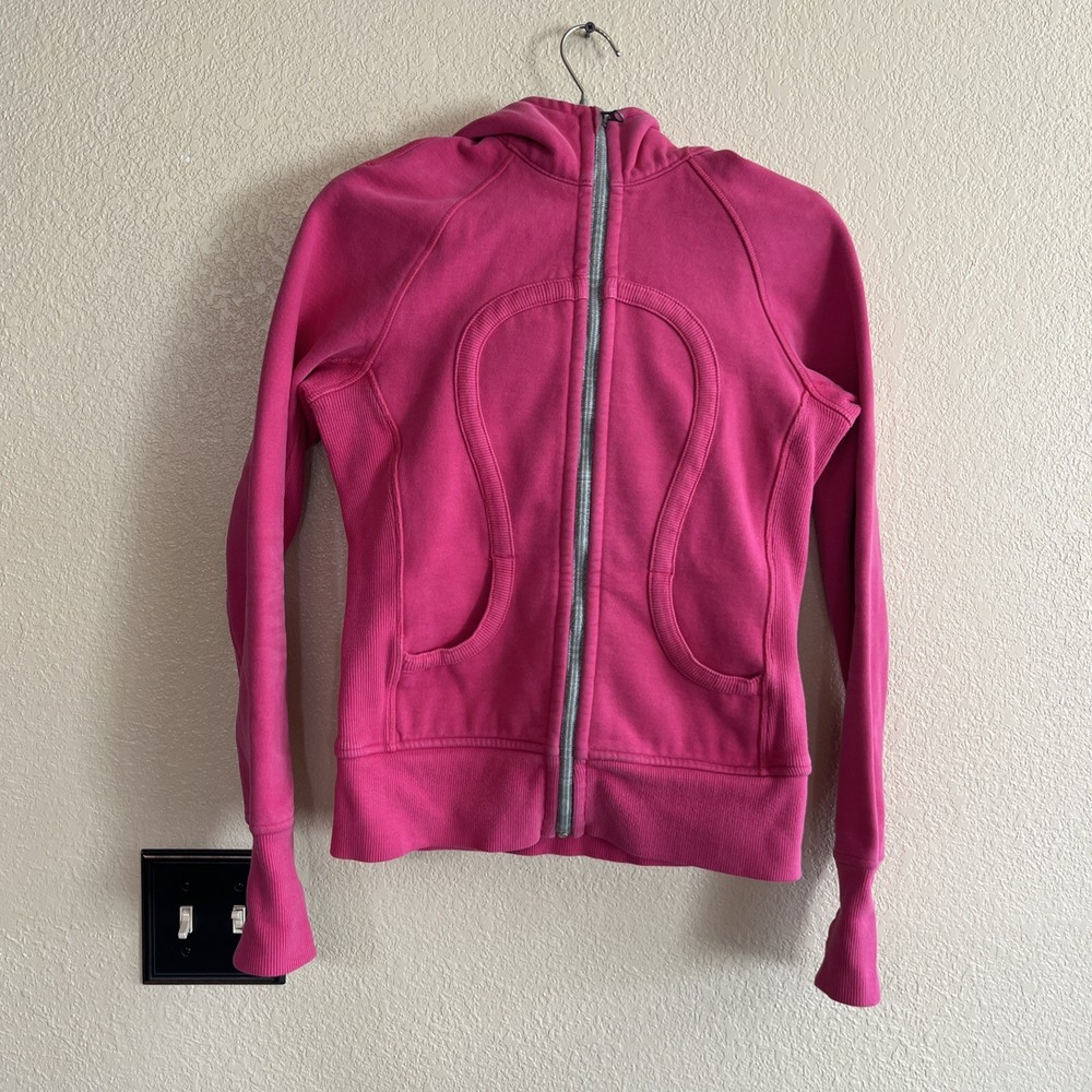 Lululemon Scuba Full-Zip Hoodie Pink Size 6 Women’s pre-owned