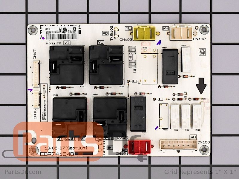 Range Oven Relay Control Board #EBR74164814 for LG