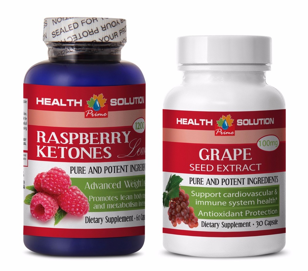 Anti-aging retinol - RASPBERRY KETONES – GRAPE SEED EXTRACT COMBO - grape seed