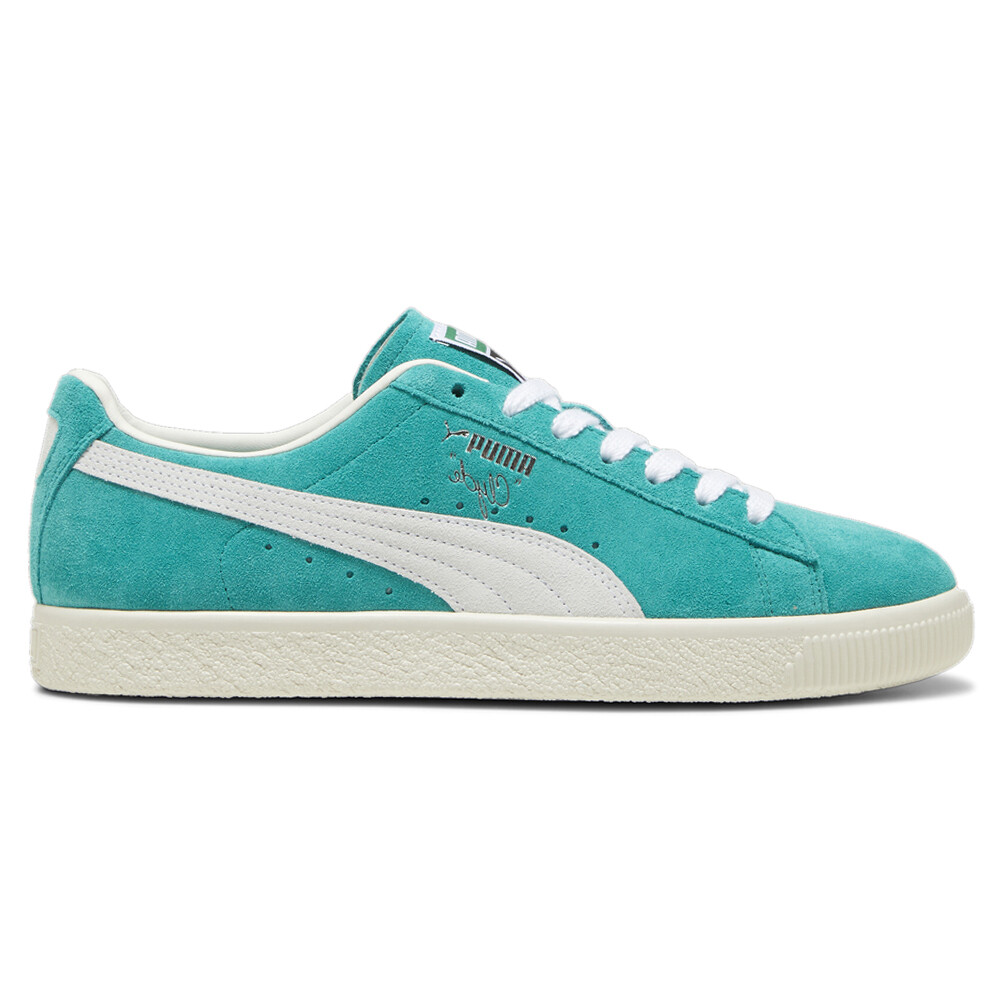 PUMA Clyde Og Lace Up  Mens Blue Sneakers Casual Shoes 39196213