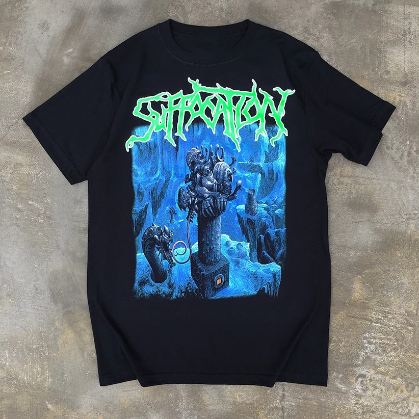 The SPAWN BREEDING T-Shirt - SUFFOCATION Band Black All Size Gift Shirt