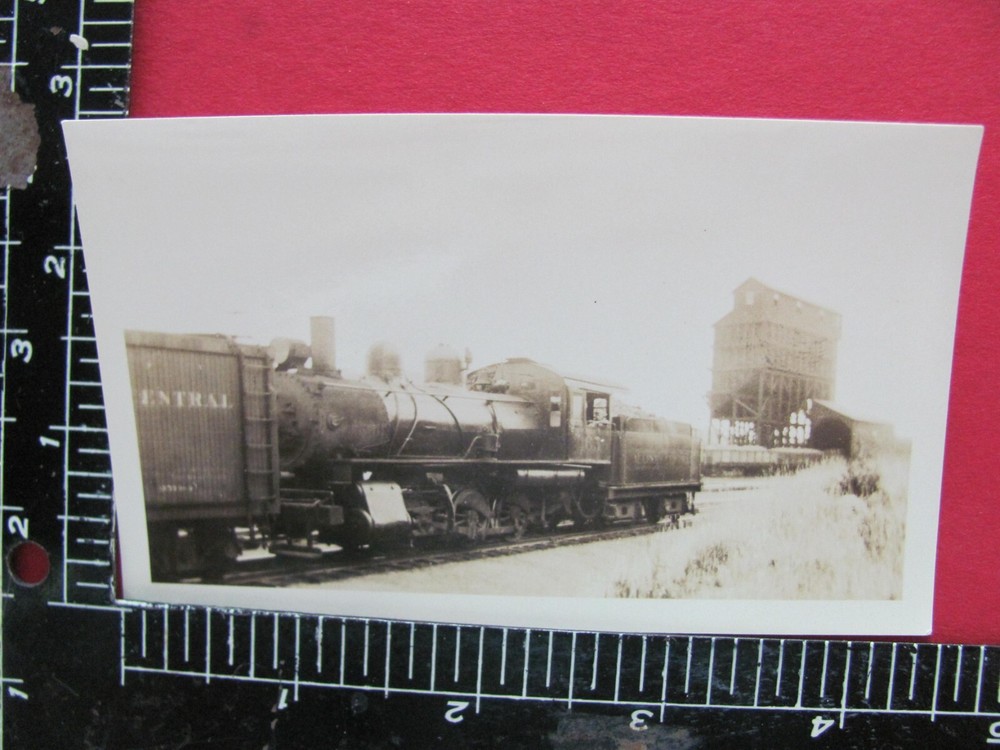 MAINE CENTRAL RAILROAD 0-6-0 LOCOMOTIVE #163 ORIGINAL PHOTO MAINE 1930's