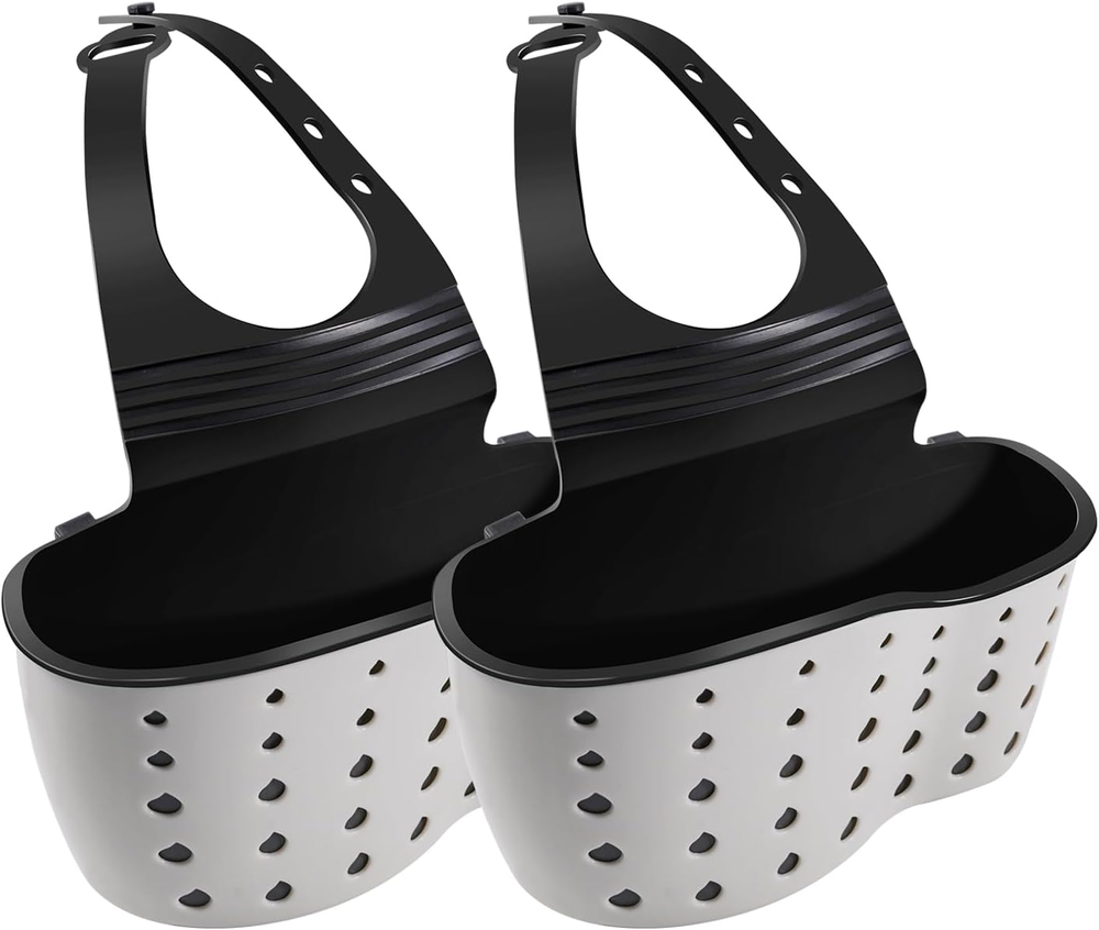 Efficient Kitchen Sink Caddy Sponge Holder for Seamless Sink Organization and Dish Sponge Storage