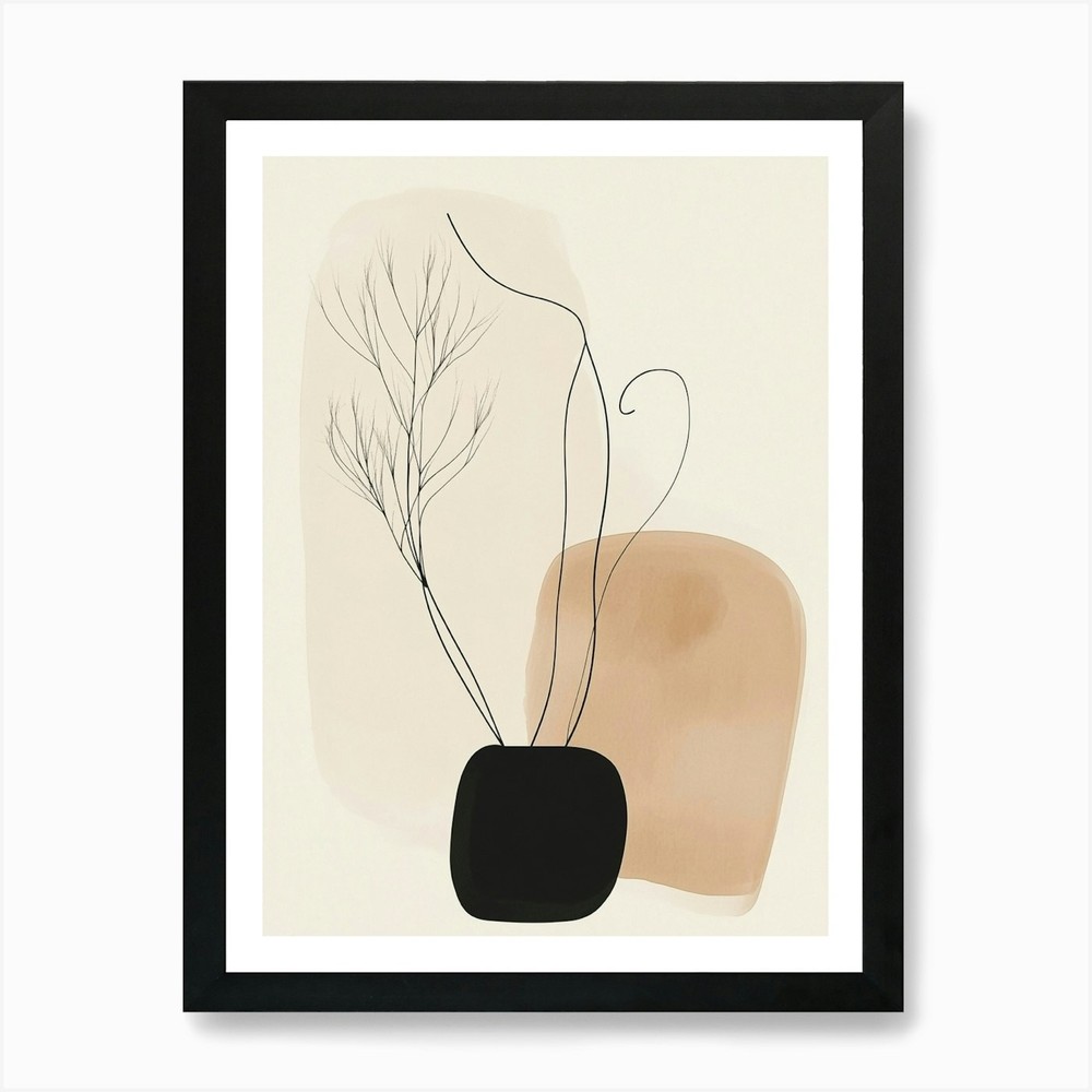 Abstract Tree 12 Framed Wall Art Canvas Print Picture-image