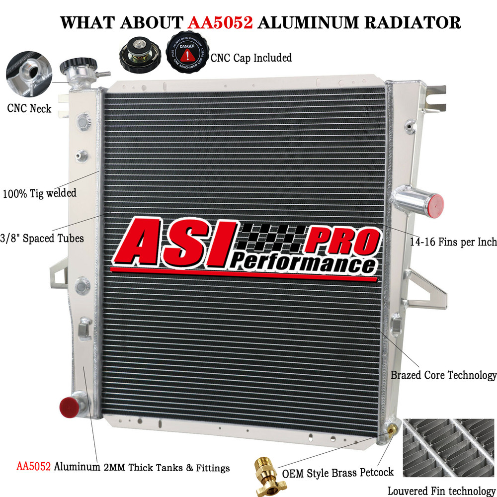 1997-2011 Mazda Mercury Ford Explorer Ranger V6 3.0L 4.0L 4-Row Radiator