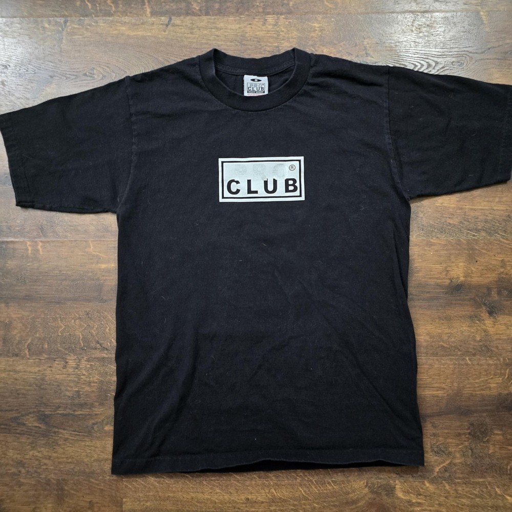 Pro Club Shirt Mens Medium Black Heavy Weight Box Logo Graphic Streetwear Tee