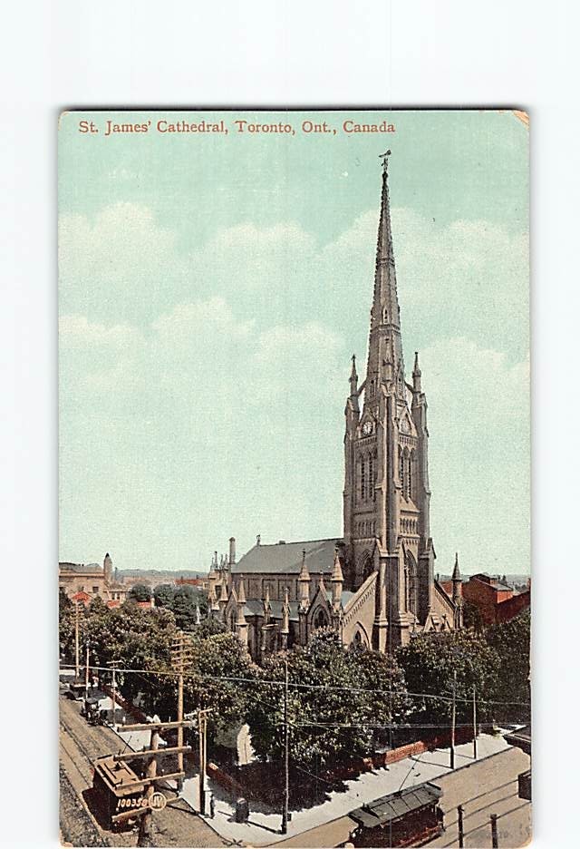 Postcard St. James Cathedral Toronto Canada