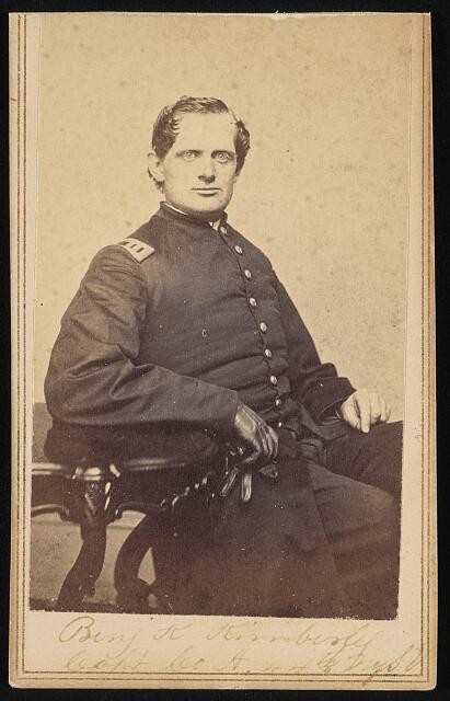 Captain Benjamin K. Kimberly of Co. A, 44th New York Infantry Regiment and Co.