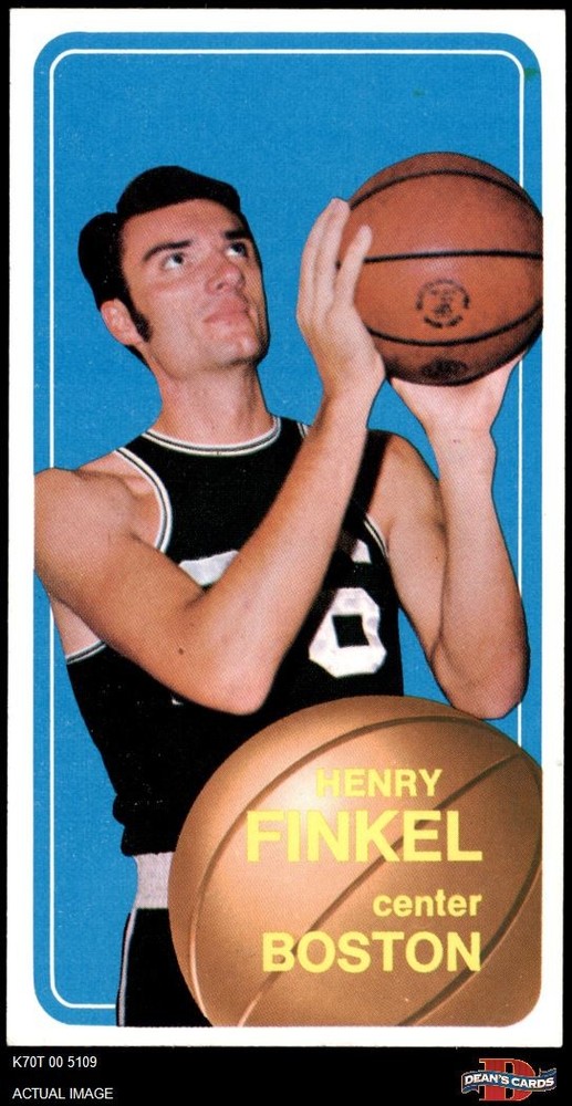 1970 Topps #27 Henry Finkel  Celtics Dayton 8 - NM/MT