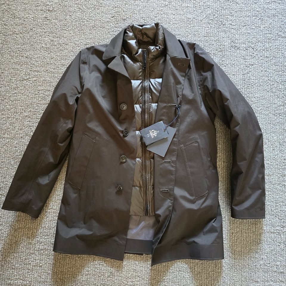 $805 CP Company men's 3 in 1 waterproof coat + down jacket 46 XS