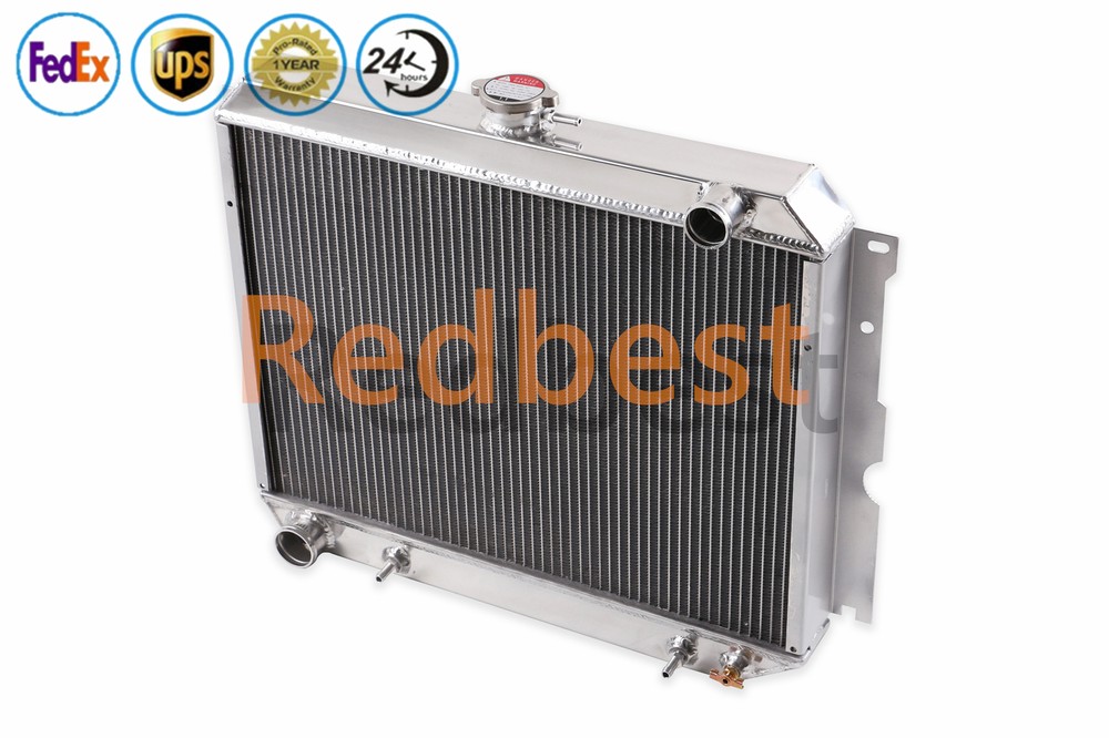 3 Rows Aluminum Radiator For 1968-1974 Dodge Coronet Plymouth Mopar Cars 22
