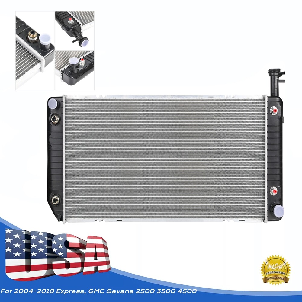2791 Aluminium Radiator For 2004-18 Chevrolet Express/ GMC Savana 2500 3500 4500
