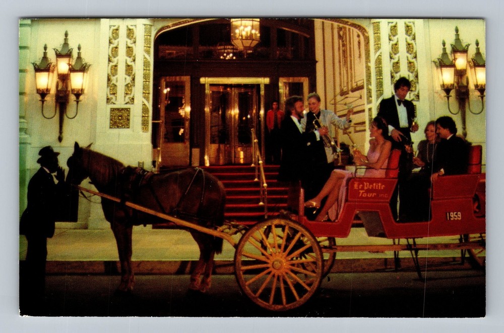 New Orleans LA-Louisiana Fairmont Hotel Vintage Postcard