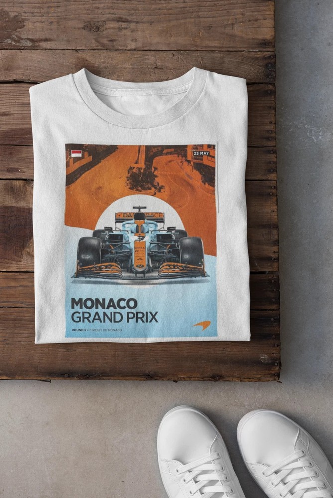 Monaco Grand Prix F1 Racing T-Shirt Formula One Fan Tee