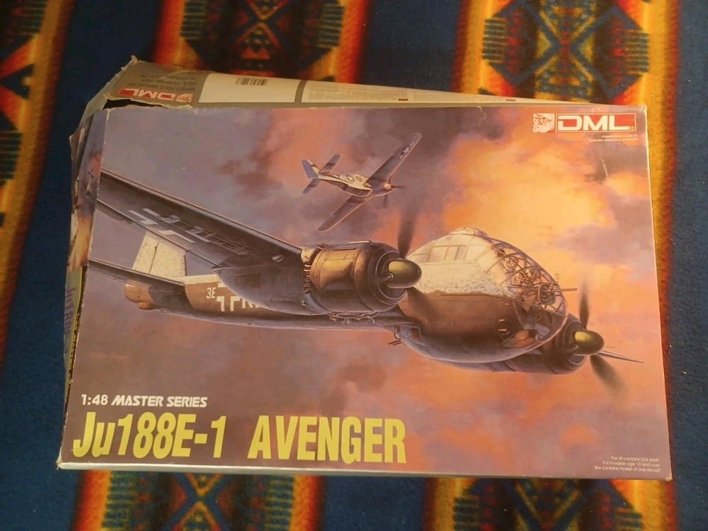 Dragon #5518 1/48 Scale, Ju188E-1 AVENGER Master Series Vintage