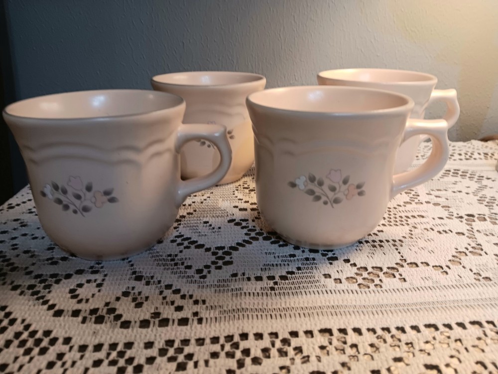 Pfaltzgraff Remembrance 4-Piece Mug Set Made in USA
