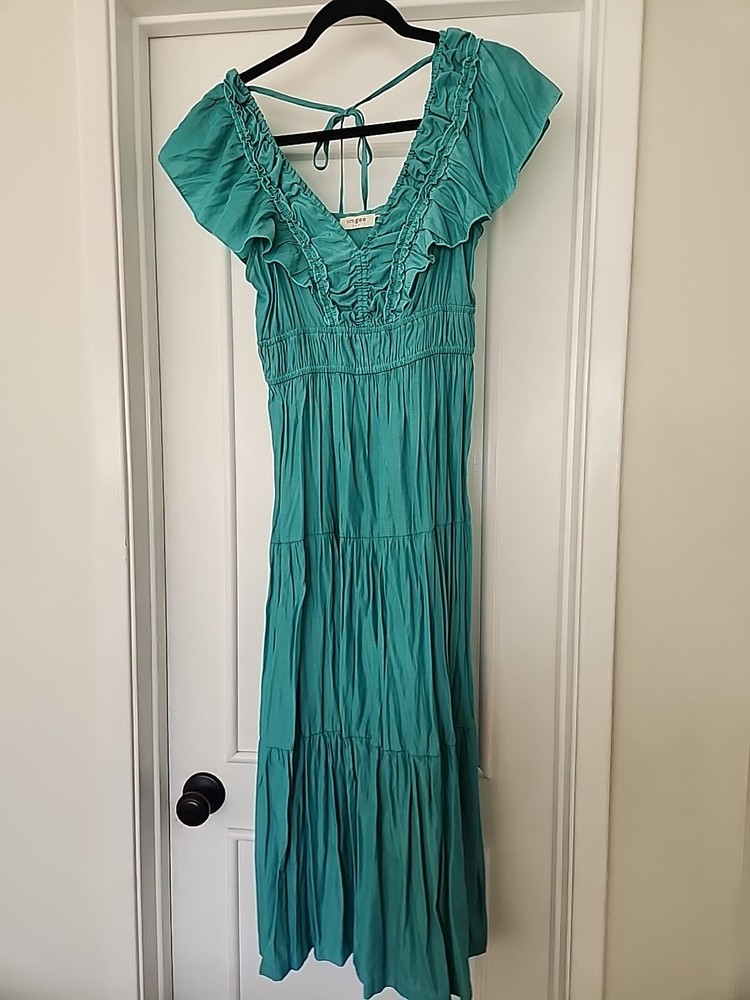 Women's Turquoise Umgee Dress Size S/M