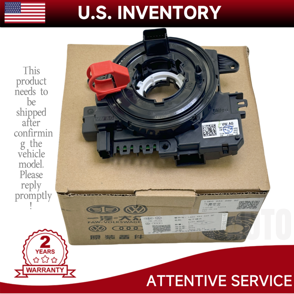 Cruise Control Electronic Module Clock Spring Steering For VW 5K0953569BF