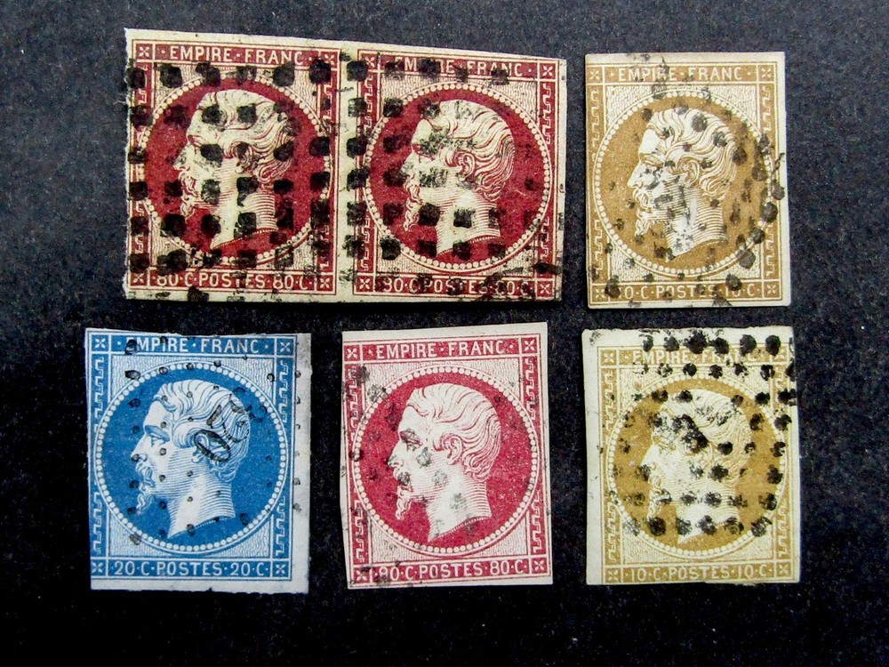 nystamps France Stamp # 14 15C 18 19 20 Used €360 Y15y1388