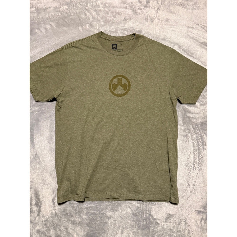 Magpul T-Shirt Mens Large Green Short Sleeve Graphic Logo Tactical Tee