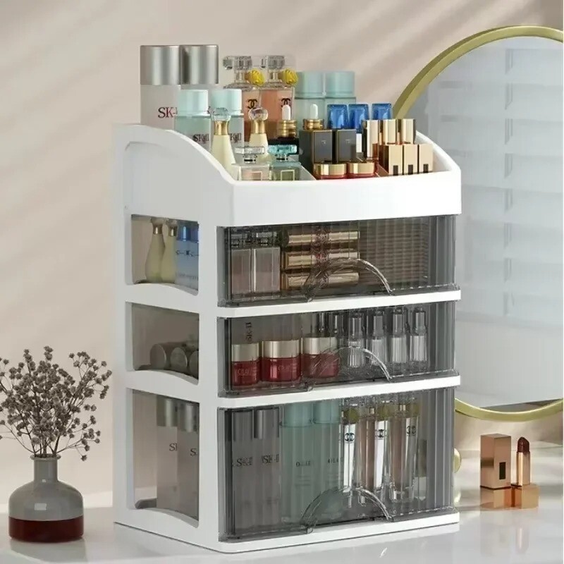 Multi Layer Plastic Cabinet Cosmetics  Makeup  Jewelry Stationery Organizer