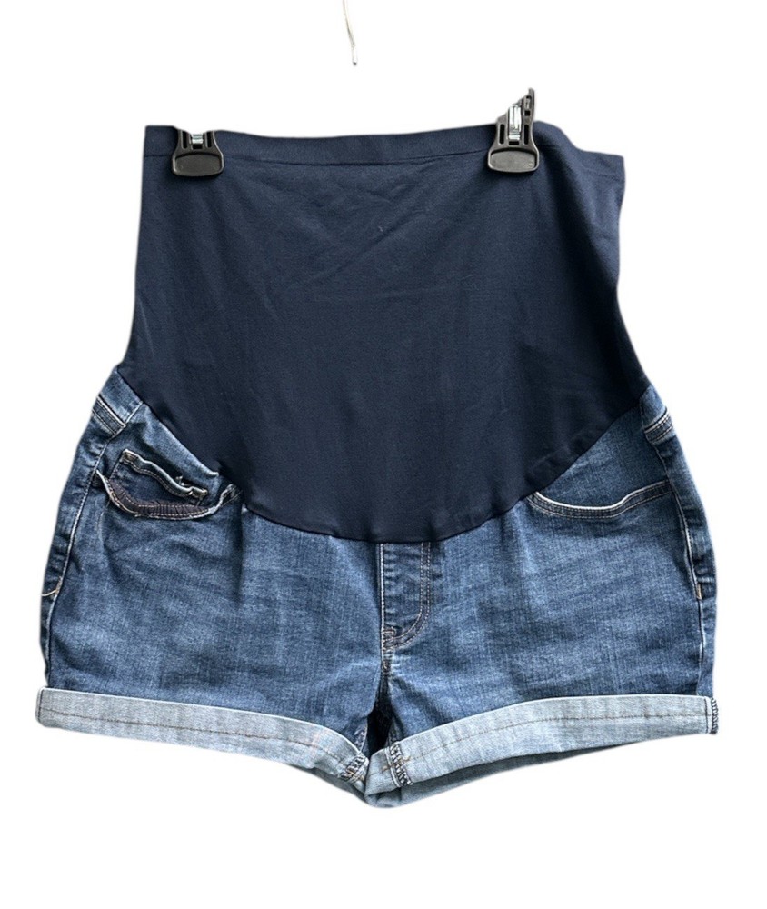 Time And Tru Maternity Jean Shorts Size Medium (8-10)