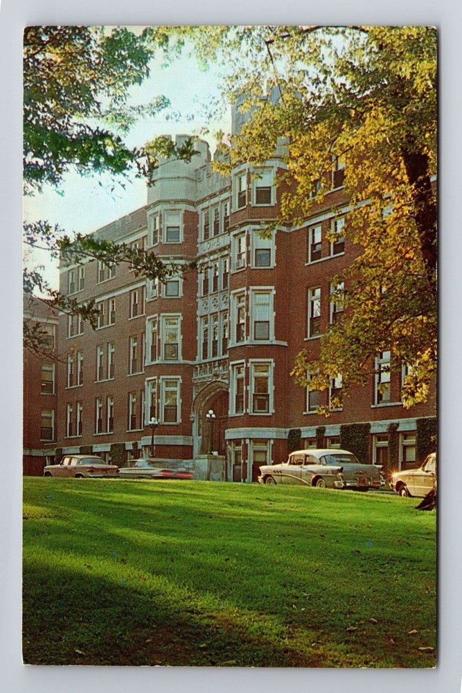 St Louis MO-Missouri, Administration Building, Webster College Vintage Postcard