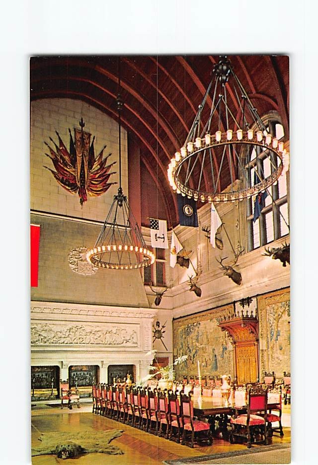 Postcard The Banquet Hall Biltmore House Asheville North Carolina USA