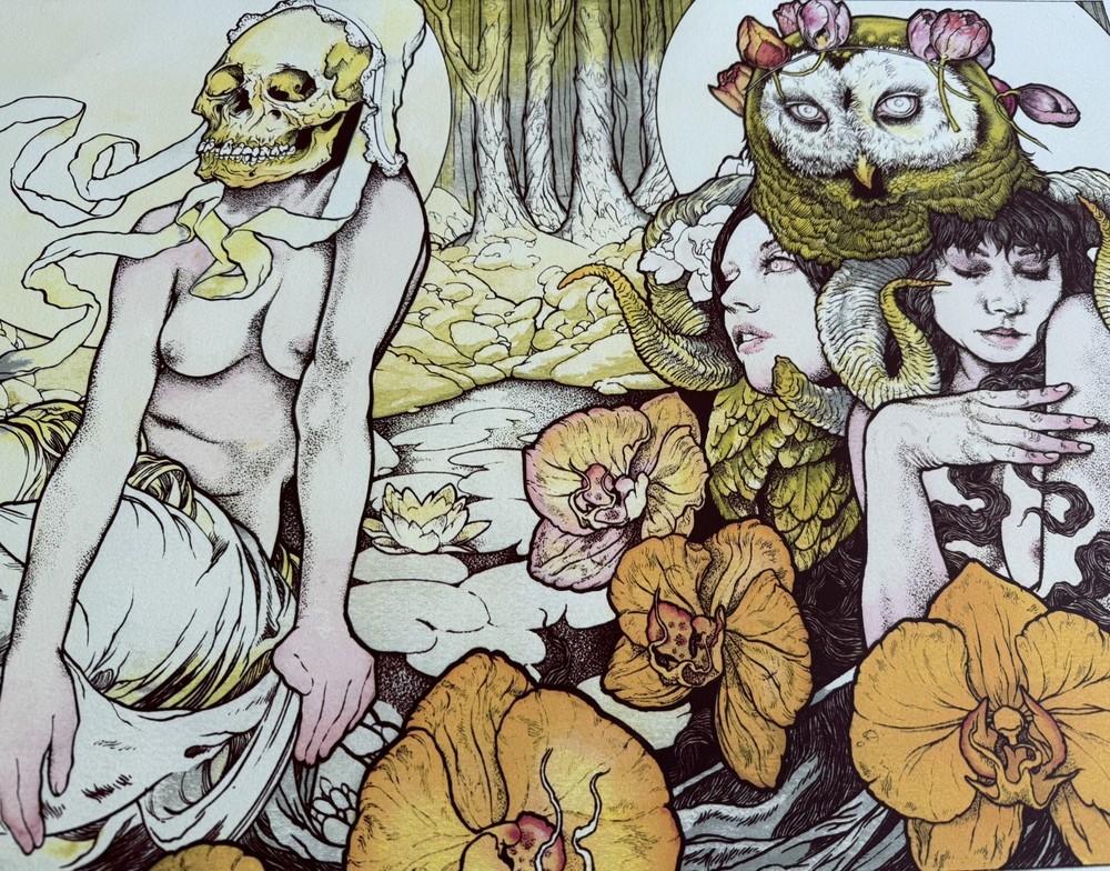 John Dyer Baizley KVELERTAK Signed /Numbered/10 OOP Art Print Warm Variant AP