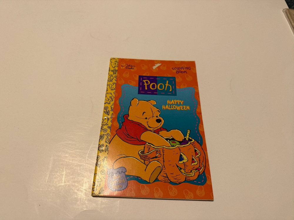 Golden Books Pooh Happy Halloween Coloring Book Disney Special Edition