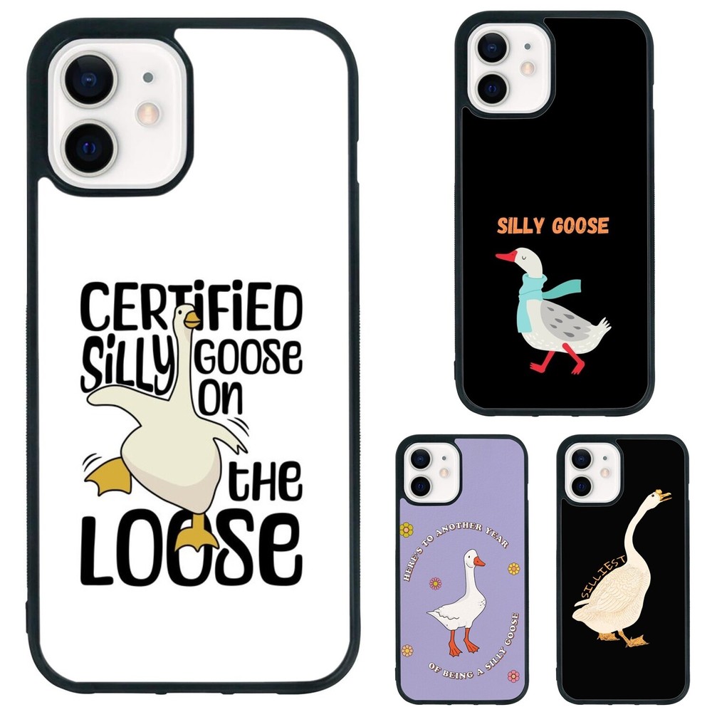 Anti-Scratch Goose Funny Case for iPhone XS XR 6 7 8 Plus SE 2 3  