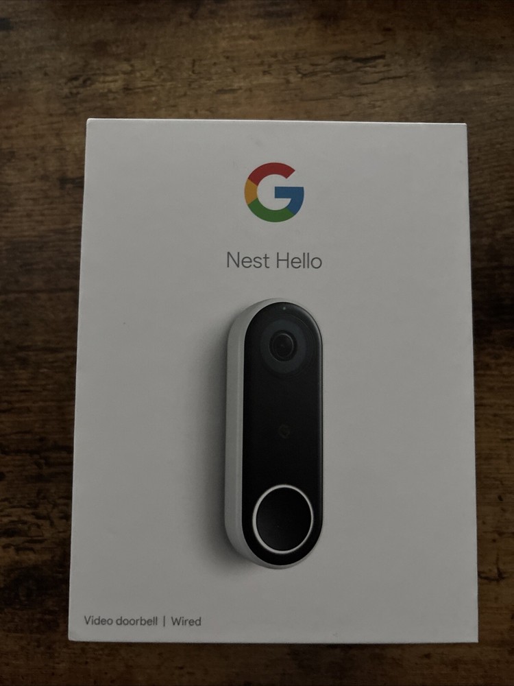 Google Nest Hello Smart Wi-Fi Wired Video Doorbell (NC5100US)