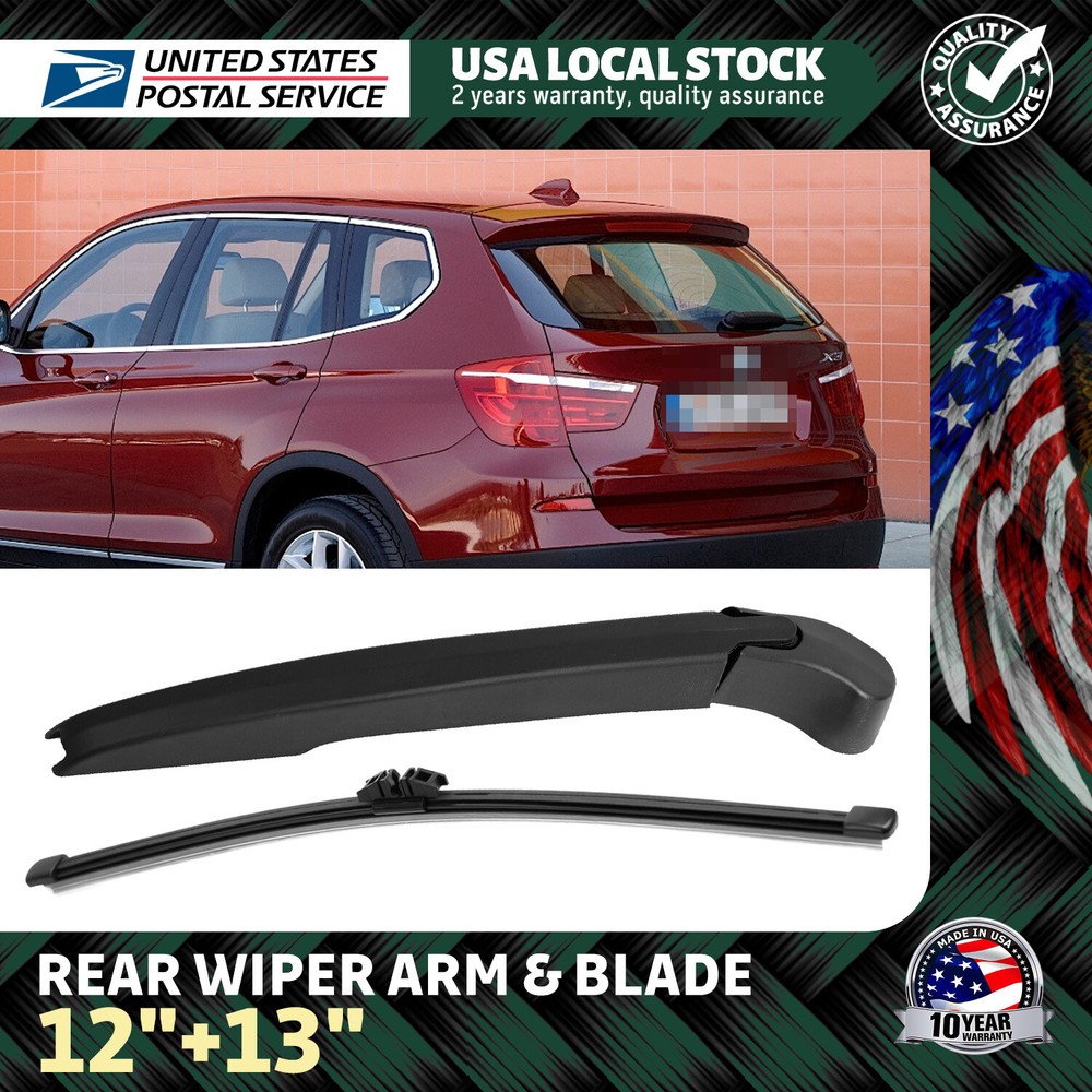 BMW X3 F25 2011-2017 Rear Bracketless Wiper Blades and Arm Upgrade