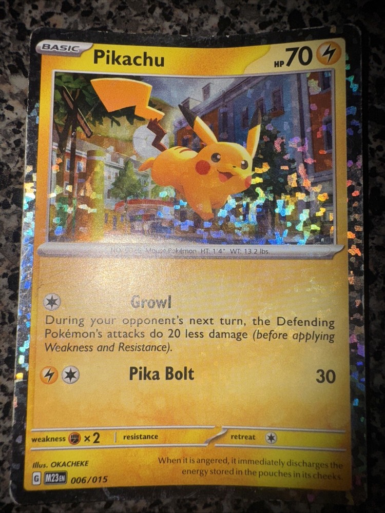 Pikachu 006/015 McDonald's Promos 2023 Holo