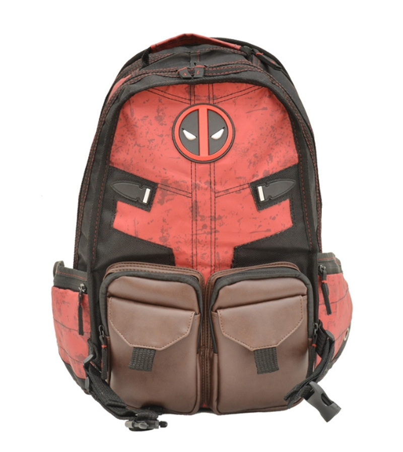 Deadpool Student Casual School Bag Travel Outdoor Bag Laptop Bag Backpack Gift
