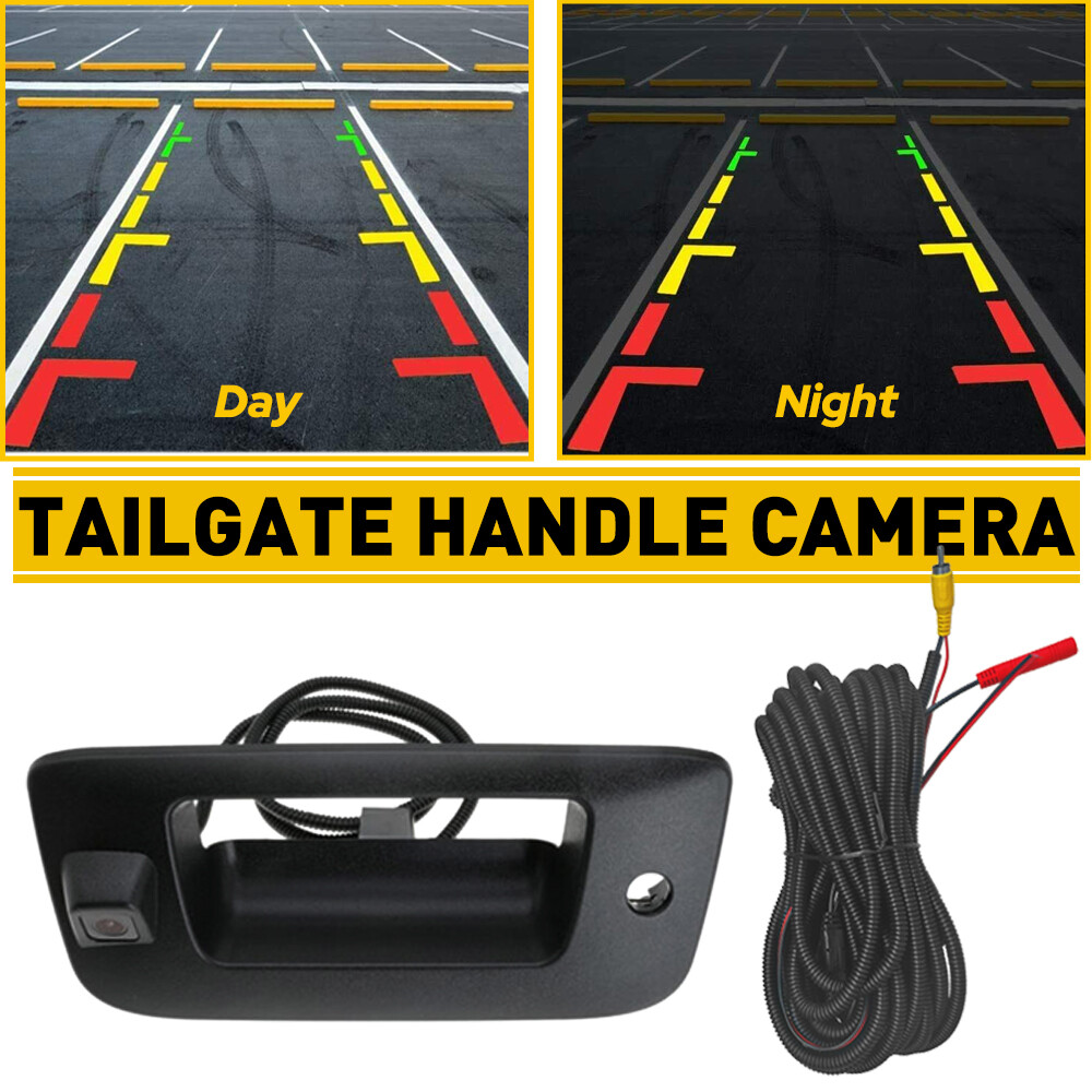 Tailgate Handle Bezel W/ Camera Fit For 2007-2014 Chevy Silverado GMC Sierra