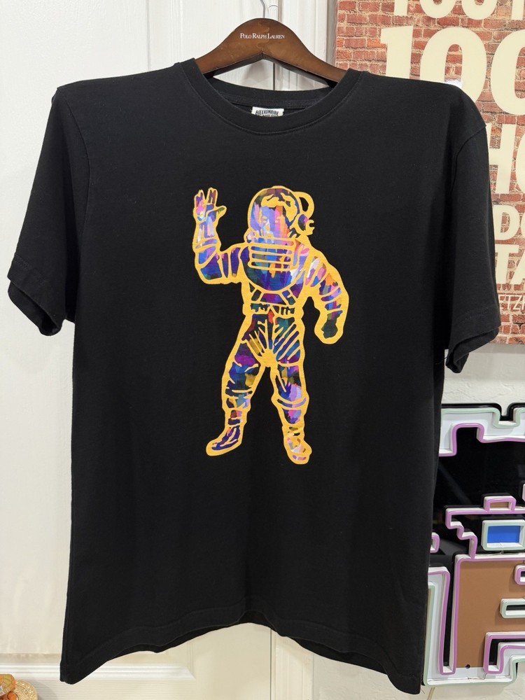 Billionaire Boys Club Astronaut Graphic T Shirt Black Size L Abstract BBC Tee-image