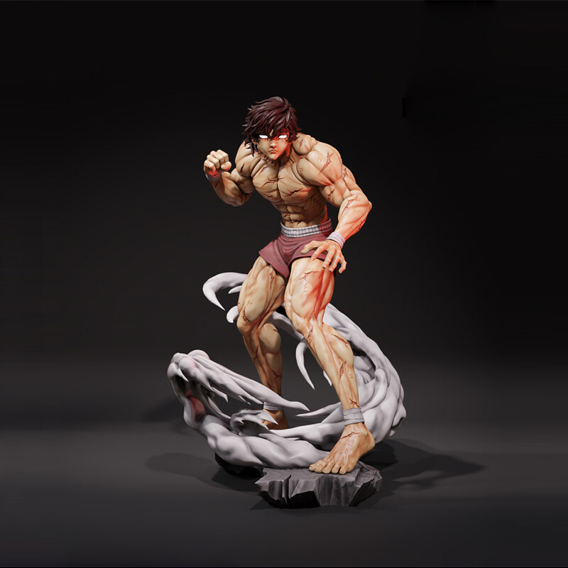 Baki 1/8 1/6 1/4 3D print figure Model Kit Unpainted Unassembled Garage Kit