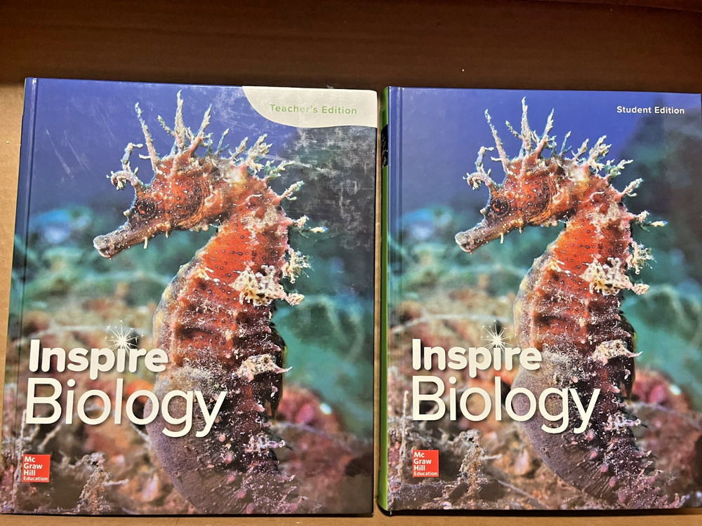Inspire Biology Teacher & Student Edition Set 2020 Textbooks (High School)