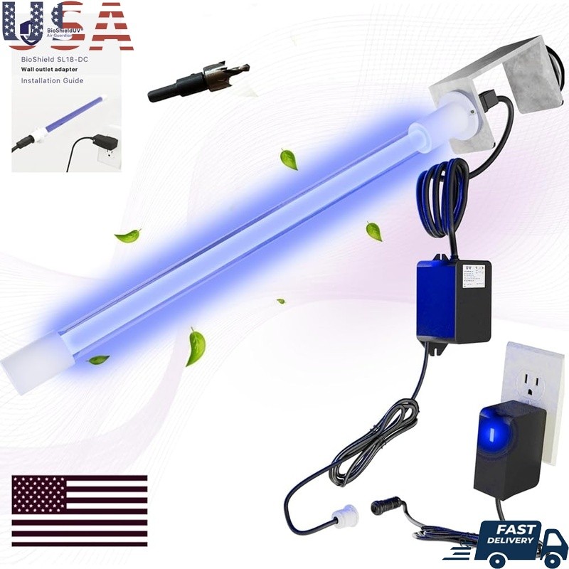 18W HVAC UV Light Magnetic Installation Safe Ozone Tested AC Air Duct Purifier-image