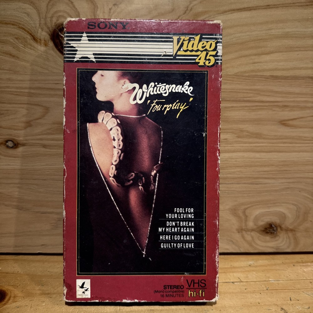 White snake VHS * Buy 2 Get 1 Free - Bundle Shipping Discount