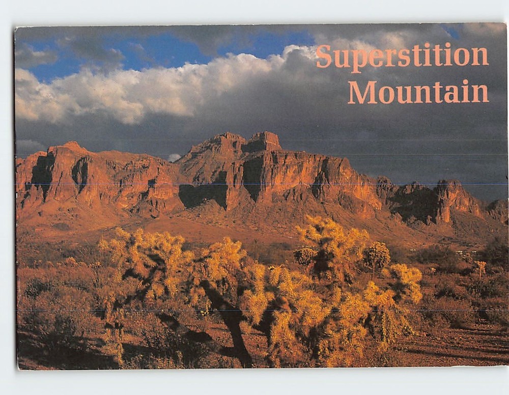 Postcard Superstition Mountain Arizona USA North America