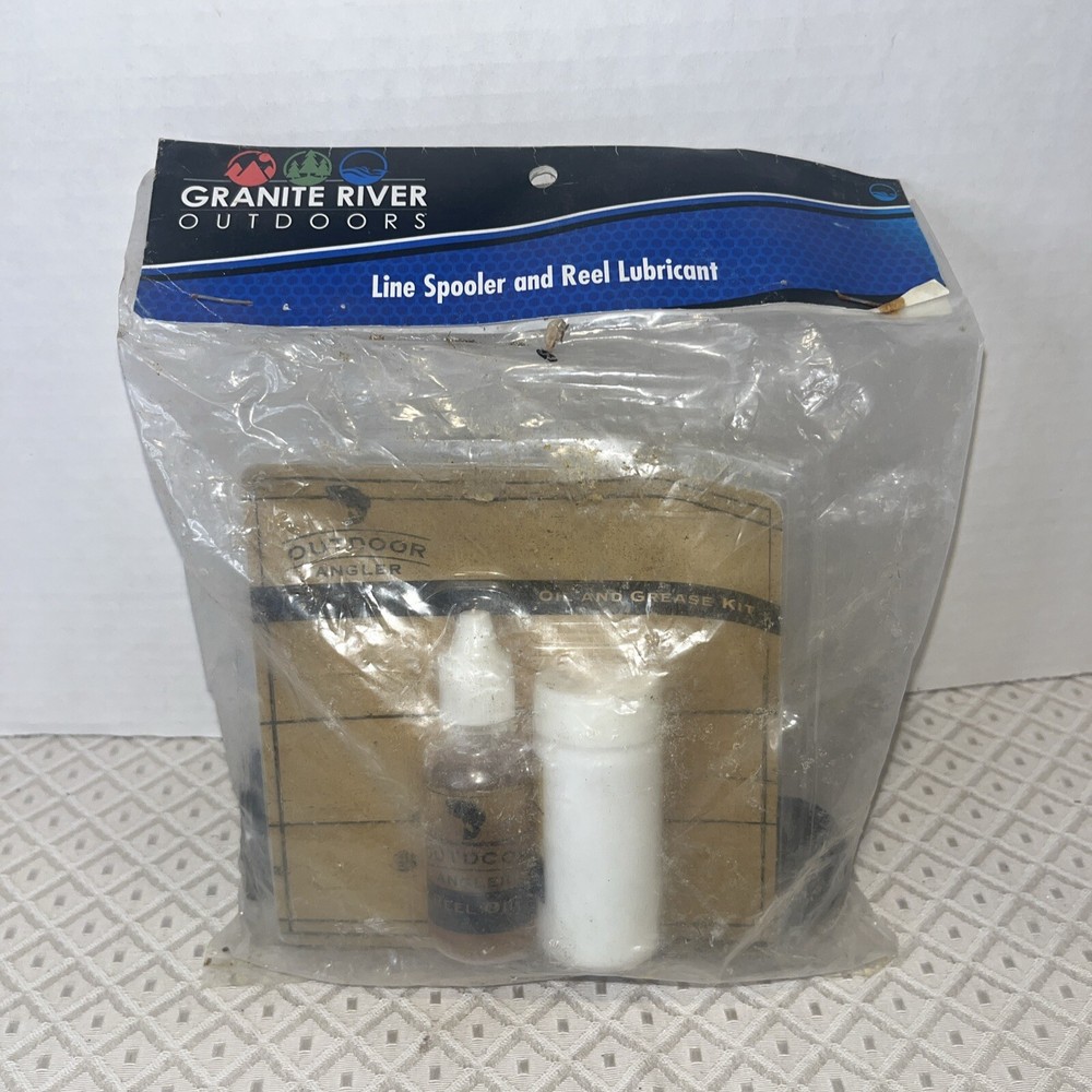 Granite River Line Spooler Kit For Fishing & Reel Lubricant New